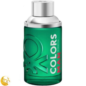 ادو تویلت مردانه بنتون مدل COLORS MAN GREEN حجم 100 ML