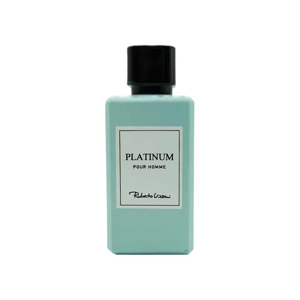 ادو پرفیوم مردانه روبرتو ویزاری مدل PLATINUM POUR HOMME حجم 100 ML